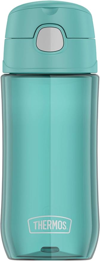 THERMOS FUNTAINER 16 Ounce Plastic Hydration Bottle with Spout, Aqua