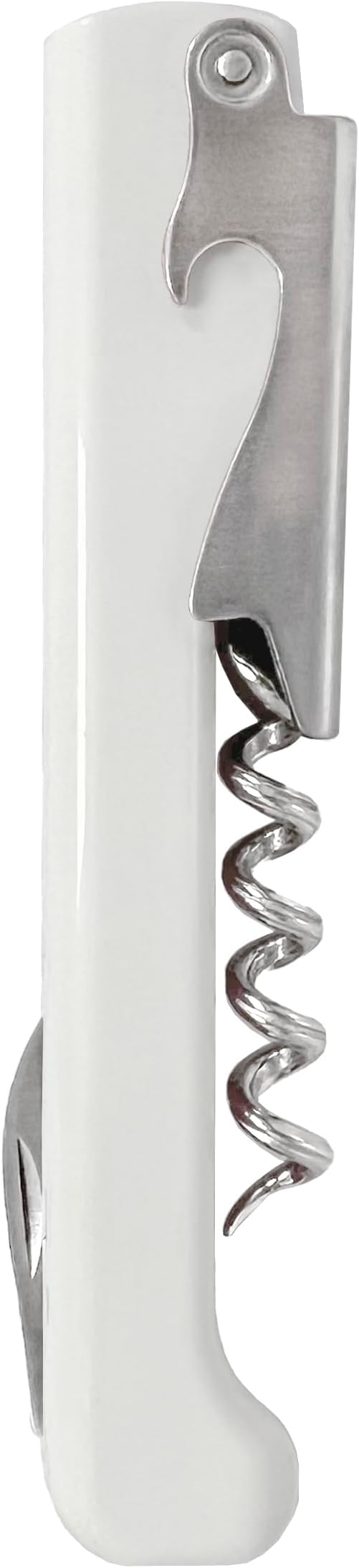 Capitano Waiter's Corkscrew, Standard ABS Handle (White)