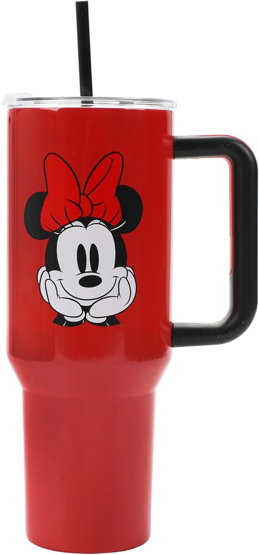 Bioworld Disney Classic Minnie Mouse 40 Oz Stainless Steel Tumbler