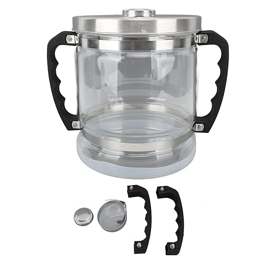 Water Glass Carafe for Distiller, 6L Replacement Glass Collection Bottle Distilled Water Bottle Compatible with Counter Top Water Distiller Filter