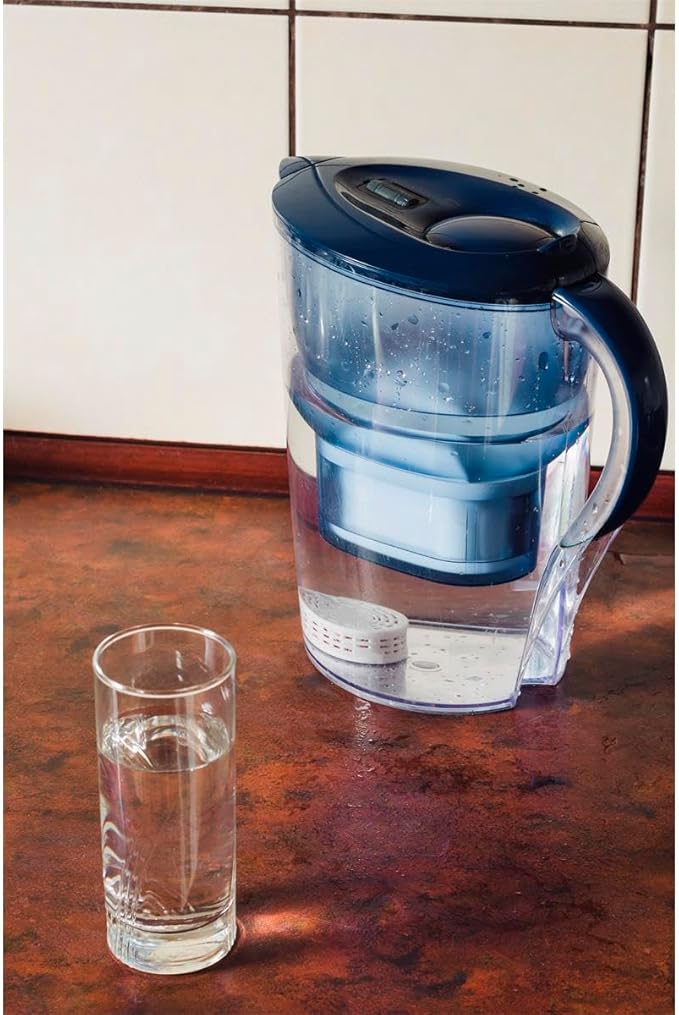 BRITA ‎ S1200 Fill and Go Active Water Filter Bottle, 0.6 L, Blue