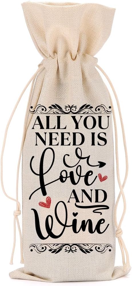 Funny Wine Quotes Wine Bag Wine Tasting Party Supplies for Wine Lovers Women Men Gigi Groom Friend Christmas Birthday Wedding Bachelorrette Party Wine Bags