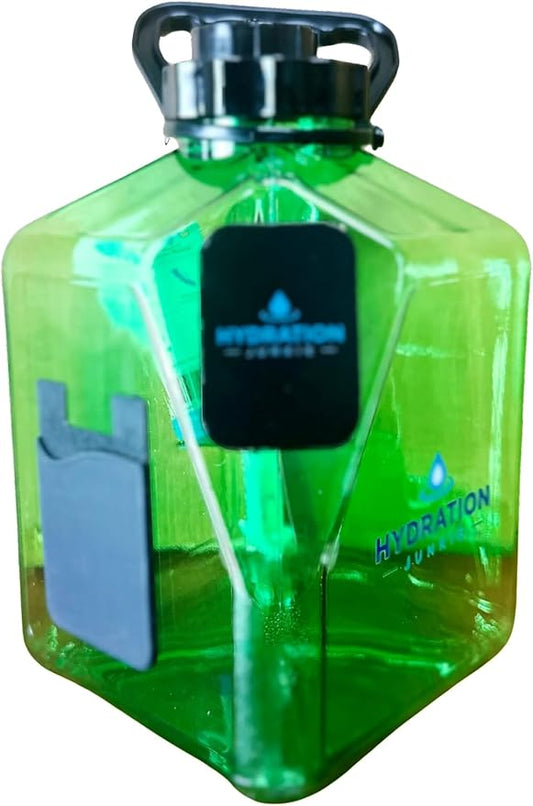 3 LITER BIG WATER BOTTLE WITH HANDLE | TRANSPORTER JUG (ENVY GREEN)