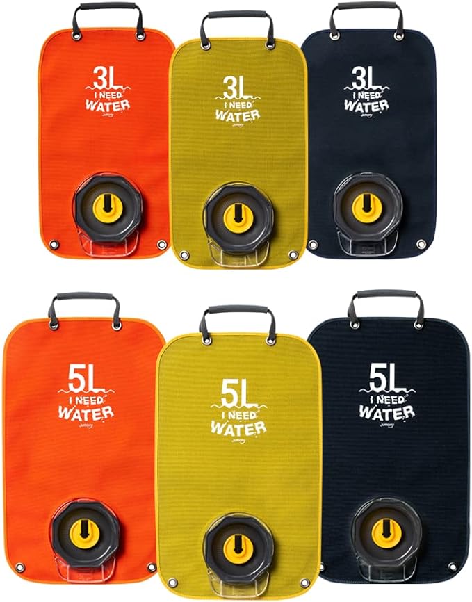 Camping Water Bag, Collapsible Militeries material Water Bladder, Outdoor Traveling Camping Water Storage, Wide Mouth, Washable Reusable BPA Free (0.8Gallon/3L) (MOUNTAIN GREEN)