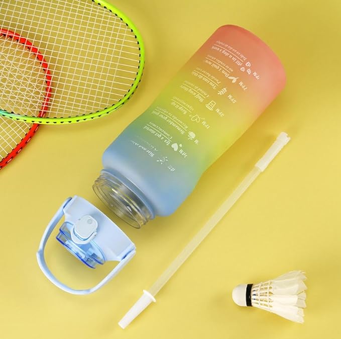 Generic 3in1 sports water bottle, light blue