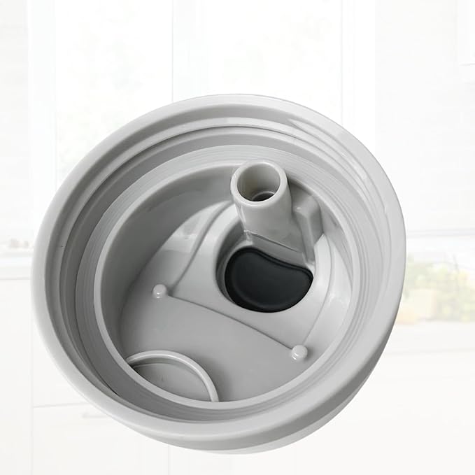 Replacement Cap for Owala Freesip, One Button Water Bottle Top Replacement Cap Compatible with Owala Cup, Replacement Accessories for Owala Free Sip 16oz 24oz 32oz 40oz, BPA-Free No Leak, Gray