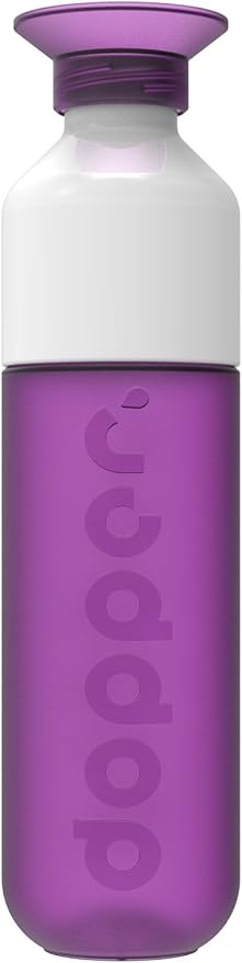 Preserve Dopper Water bottle, 15.25 Ounce, Deep Purple