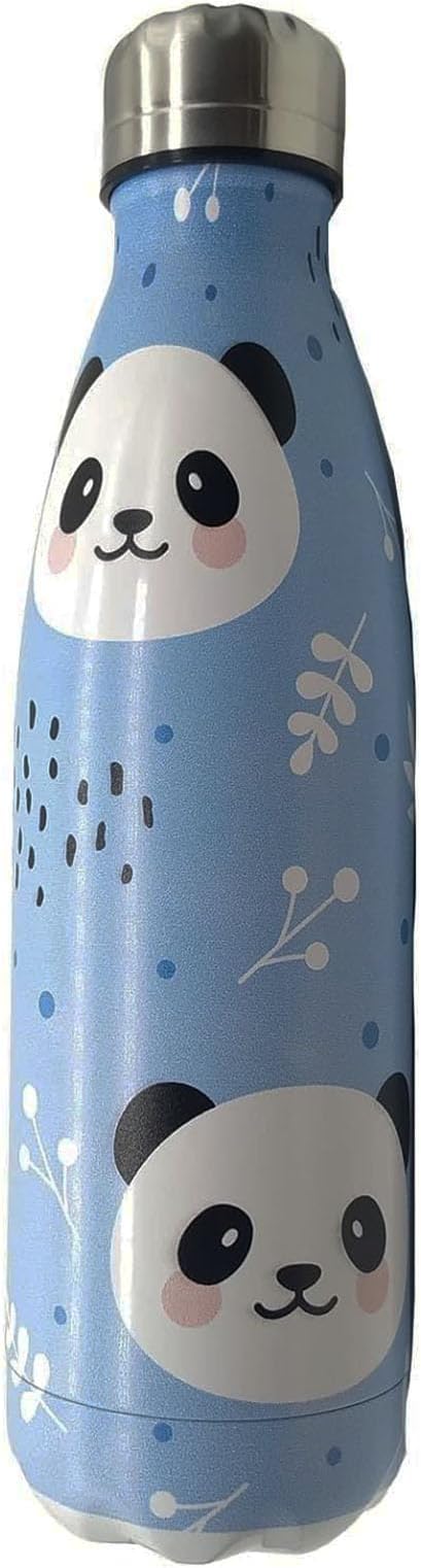 Panda Insulated Sport Water Bottles Stainless Steel Travel Mugs BPA Free Tumbler For Outdoor Camping Travel 20oz