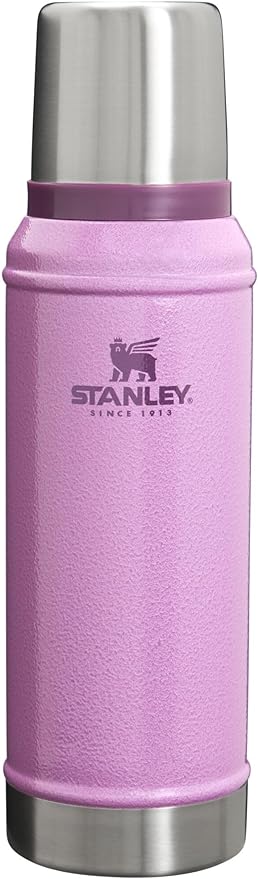 Stanley Classic Vacuum Insulated Wide Mouth Bottle -BPA-Free 18/8 Stainless Steel Thermos for Cold & Hot Beverages