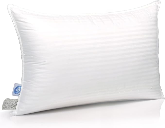 East Coast Bedding Cozy Dream Goose Feather and Down Pillows - RDS Certified, 100% Cotton Cover, Hotel Collection, Bed Sleeping, Medium Support