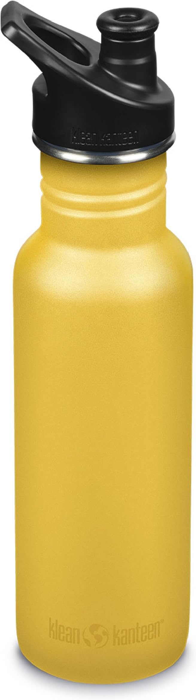 KLEAN KANTEEN Old Gold Sport Cap with Classic Water Bottle 18oz, 1 EA