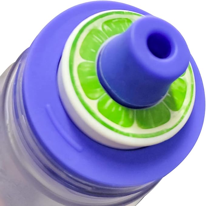 Water Bottle with Flavor Pods 21.9 Oz/650ml Fruit Fragrance Water Bottle Recyclable Sports Air Water Cup Scented Pods for Outdoor (7Pcs Pods)