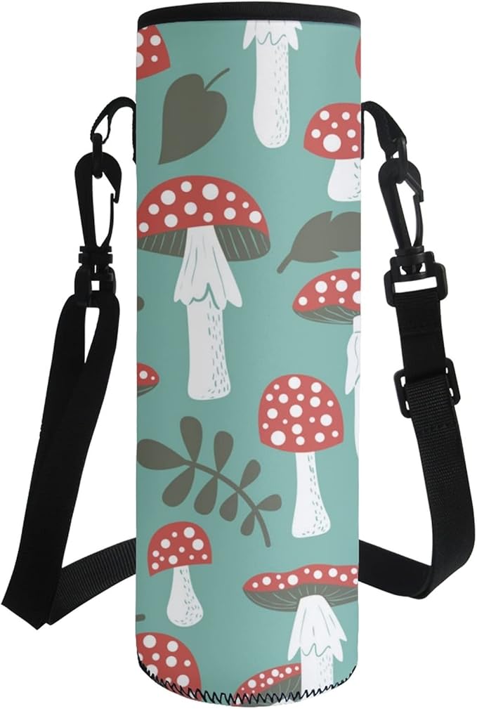 Jndtueit Basketball Water Pouch Holder, Soccer Bottle Cooler Cover Holder Strap for Outdoor Sports Gym Camping Walking