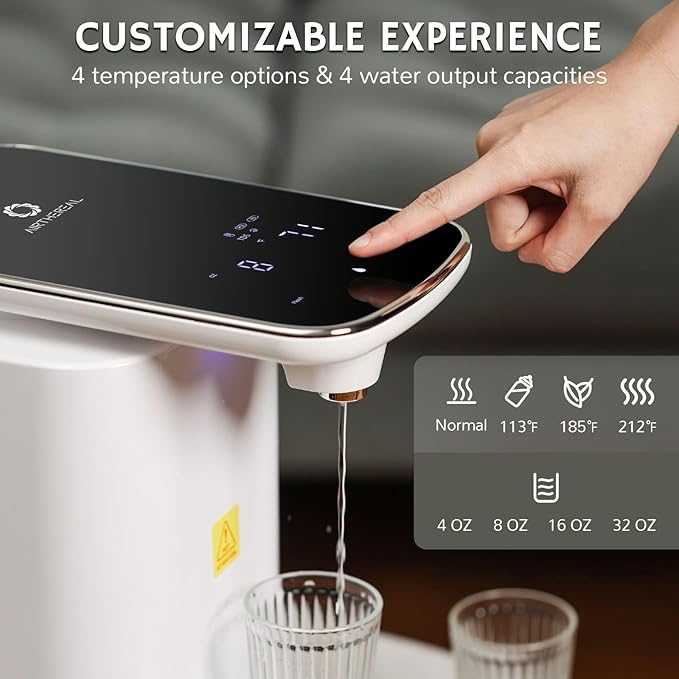 Airthereal RO Replacement Filter for Pristine Pro6H Countertop Water Filter System - RO Membrane Sourced from DOW, 2nd Stage - Reduces Heavy Metals such as Lead, Mercury, Cadmium, Arsenic, 1-Pack