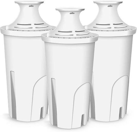 Improvedhand Water Filter Replacement Compatible with Brita Water Pitchers and Dispensers, OB03, Classic 35557, Mavea 107007 and More, Pack of 3
