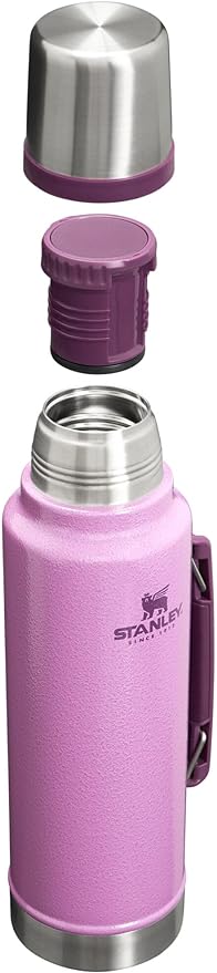 Stanley Classic Vacuum Insulated Wide Mouth Bottle -BPA-Free 18/8 Stainless Steel Thermos for Cold & Hot Beverages