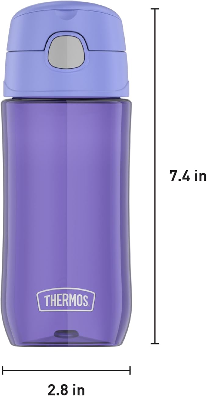 THERMOS FUNTAINER 16 Ounce Plastic Hydration Bottle with Spout, Lavender