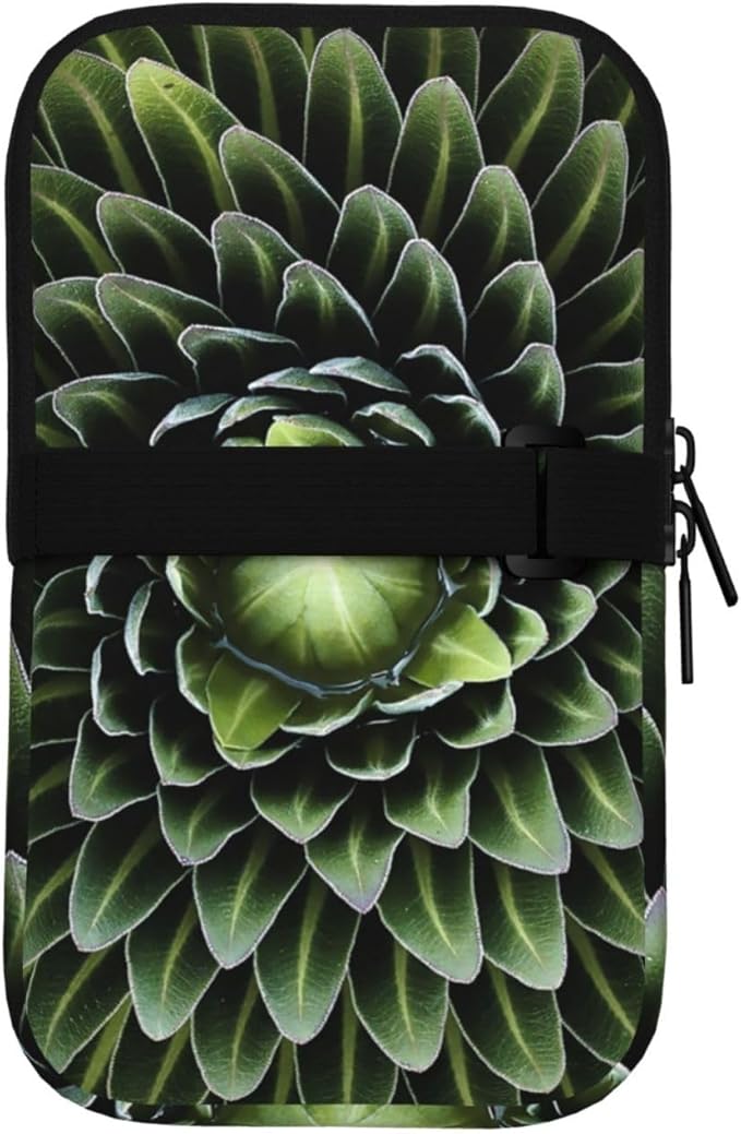 Water Bottle Pouch for Stanley Cup 40oz 30oz,Personalized Gym Purse for Men Women, Tumbler Pouch with Versatile Pocket Water Bottle Bag for Cards, Keys, Phone Botanical Leaf