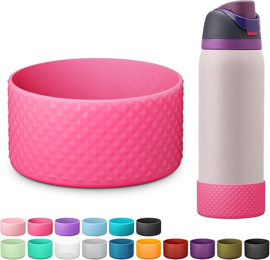 Silicone Boot for Owala Water Bottle 24 oz 32 oz 40 oz, Anti-Slip Protective Sleeve for FreeSip/Twist/Flip Stainless Steel Water Bottles Accessories