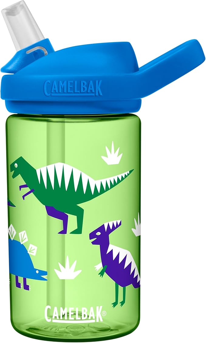 CamelBak Eddy+ 14oz Kids Water Bottle with Tritan Renew – Straw Top, Leak-Proof When Closed