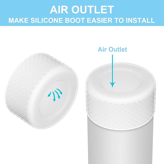Silicone Boot for Owala Water Bottle 24 oz 32 oz 40 oz, Anti-Slip Protective Sleeve for FreeSip/Twist/Flip Stainless Steel Water Bottles Accessories