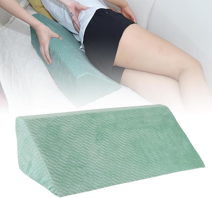Body Wedge Pillow for Side Sleeping, Body Position Side Wedge Pillow, Back Positioning Elevation Pillow, Back Wedge Pillow for Side Sleepers, Wedge Pillows for After Surgery, Back Pain, Pregnancy