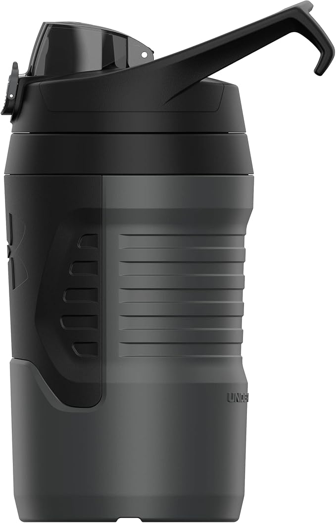 Under Armour Sports Water Jug, 32 oz Insulated Water Bottle w/Handle, Fence Hook, Leak Resistant, Baseball, Football & More