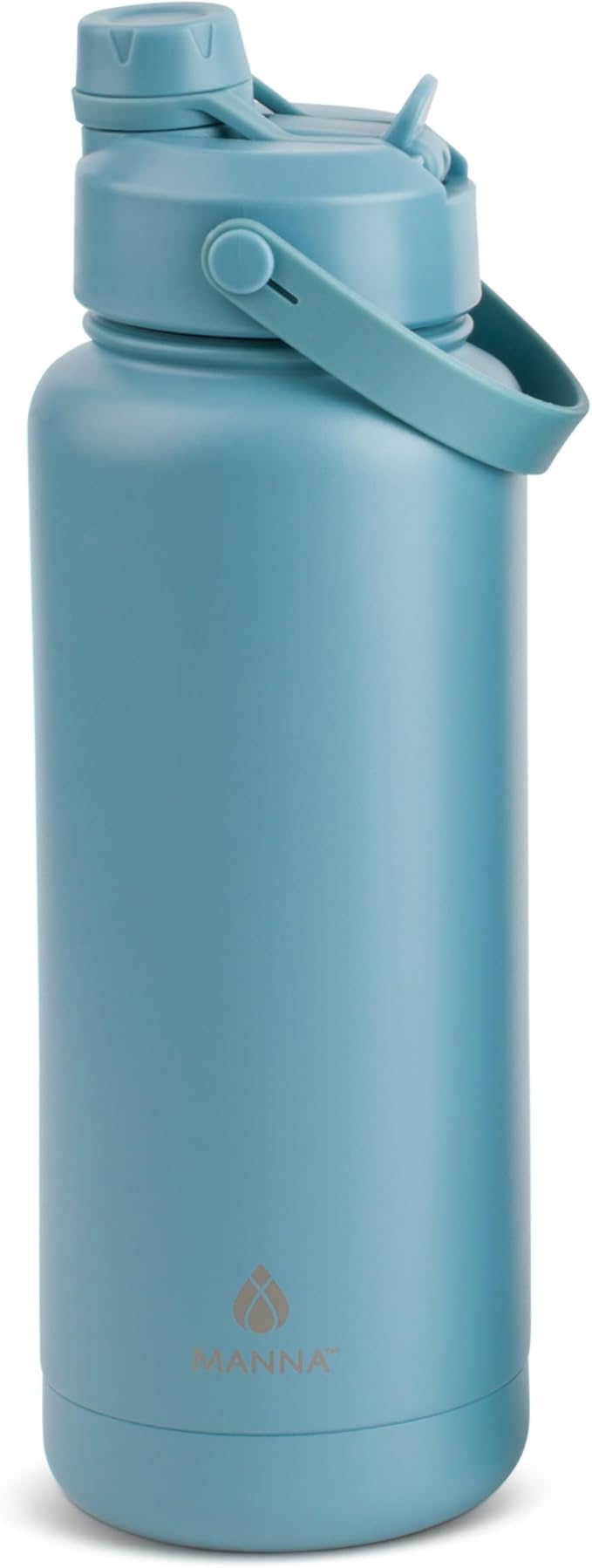 Manna Ranger Dual Insulated Stainless Steel Bottle - 40 Oz - Frost Powder Coat