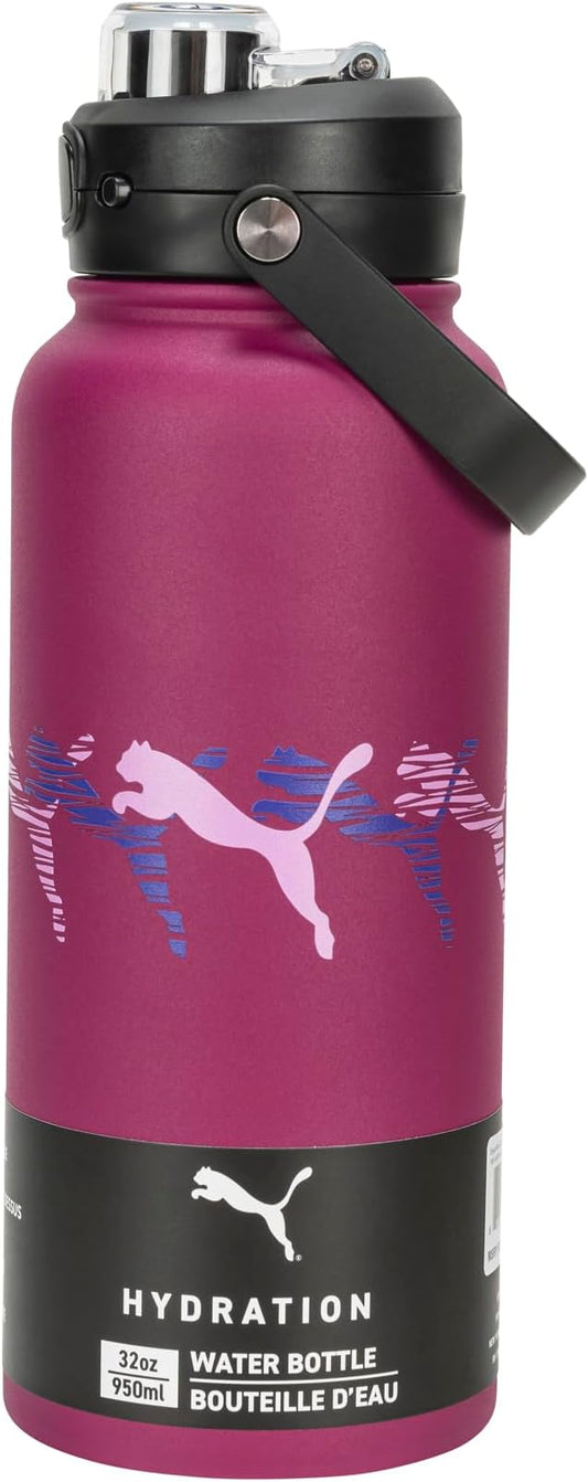 PUMA Evercat 32 oz Alpha Chug Bottle, Dark Pink, OS