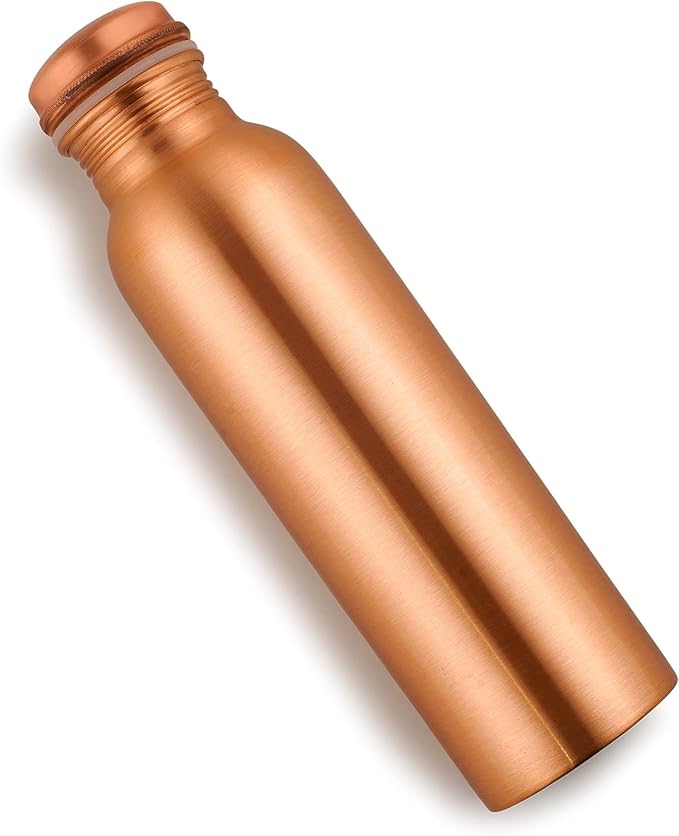 EcoLife Hydration Copper Bottle - Stay Refreshed with 900ml Capacity, 7X7X27 CM