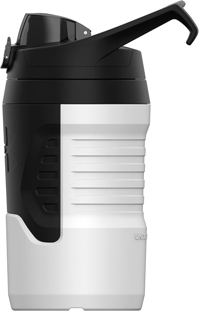 Under Armour Sports Water Jug, 32 oz Insulated Water Bottle w/Handle, Fence Hook, Leak Resistant, Baseball, Football & More