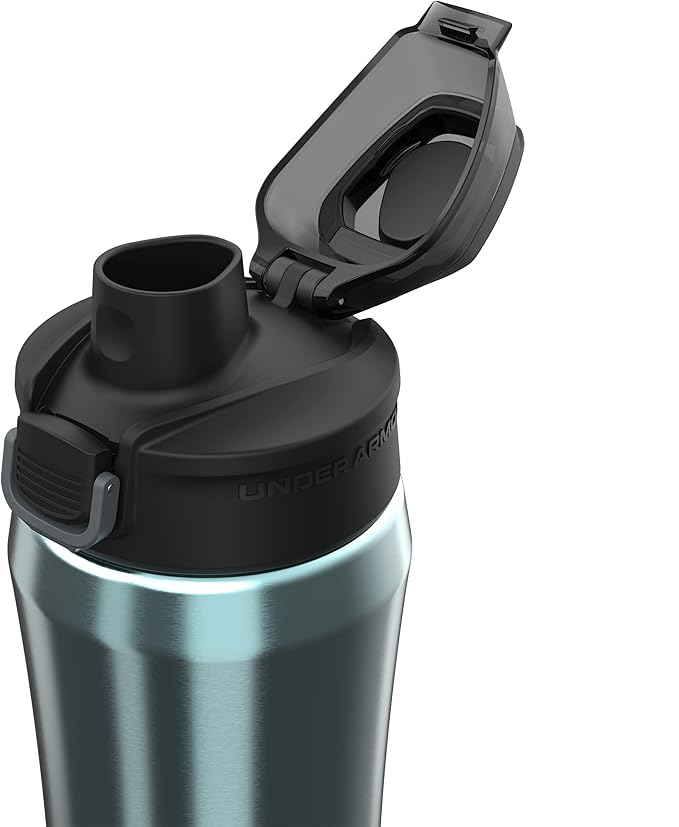 Under Armour 18oz Beyond Stainless Steel Water Bottle, Vacuum Insulated, Self Draining Protective Cap, Leak Proof, For Kids & Adults, All Sports, Gym