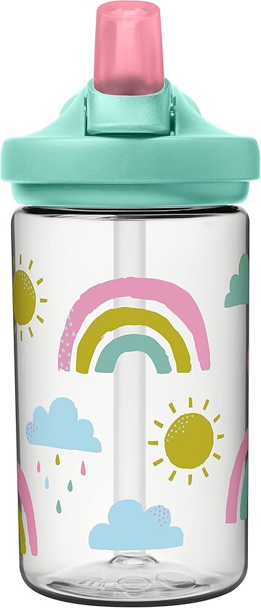 CamelBak Eddy+ 14oz Kids Water Bottle with Tritan Renew – Straw Top, Leak-Proof When Closed - Limited Edition Colors