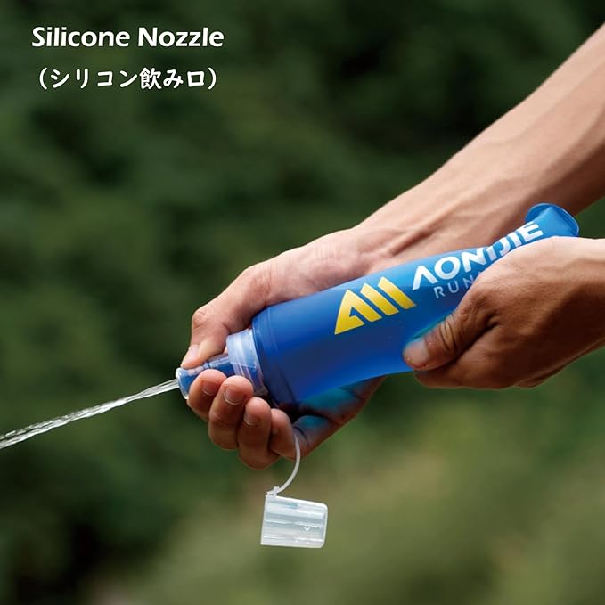 TRIWONDER Soft Flask Collapsible Water Bottles Hydration Bladder BPA-Free Foldable Water Flask for Hydration Pack - Ideal for Hiking Running Cycling Climbing Travel