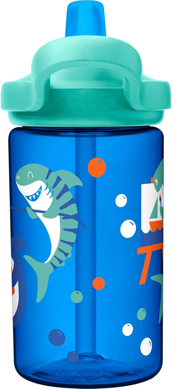 CamelBak Eddy+ 14oz Kids Water Bottle with Tritan Renew – Straw Top, Leak-Proof When Closed - Limited Edition Colors