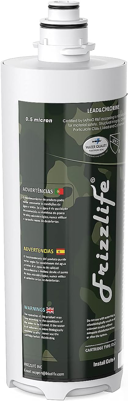 Frizzlife MV99 Replacement Filter Cartridge With FZ-2 Filter Cartridge Inside
