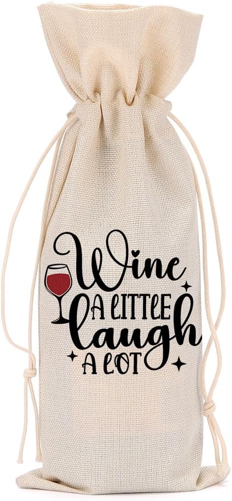 Funny Wine Quotes Wine Bag Wine Tasting Party Supplies for Wine Lovers Women Men Bride Grandma Friend Christmas Birthday Wedding Bachelorrette Party Wine Bags