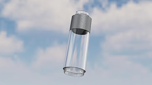 Hydrogen Water Bottle, Long-Lasting Dissolved Hydrogen, Healthy Drinking Hydrogen Water Bottle, Silver Brown