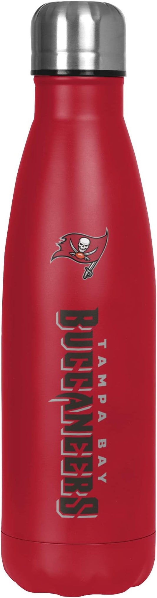 FOCO NFL unisex-adult NFL Team Logo Wordmark Chill Water Bottle