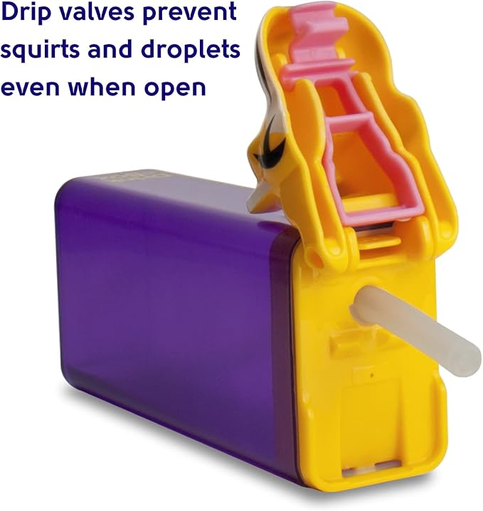 Reusable Water Bottle | Officially Licensed NCAA Sports Bottle | BPA Free | Dishwasher Safe | Tiger Mike Mascot | 12 oz Drink in the Box - Lousiana State University