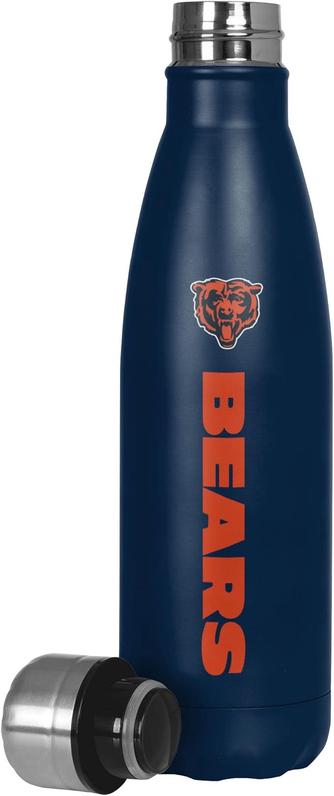 FOCO NFL unisex-adult NFL Team Logo Wordmark Chill Water Bottle