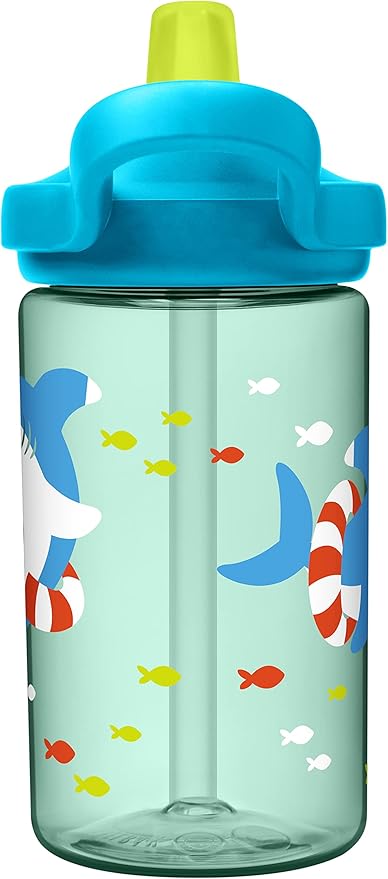 CamelBak Eddy+ 14oz Kids Water Bottle with Tritan Renew – Straw Top, Leak-Proof When Closed - Limited Edition Colors