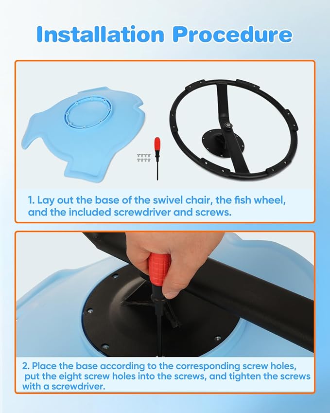 Spinning Chair for Autistic Kids, 3+ Autism Kids Sensory Swivel Chair, Light Blue Kids Swivel Chair, Coordinate The Balanced Development of The Left and Right Brain and Exercise Muscle Endurance