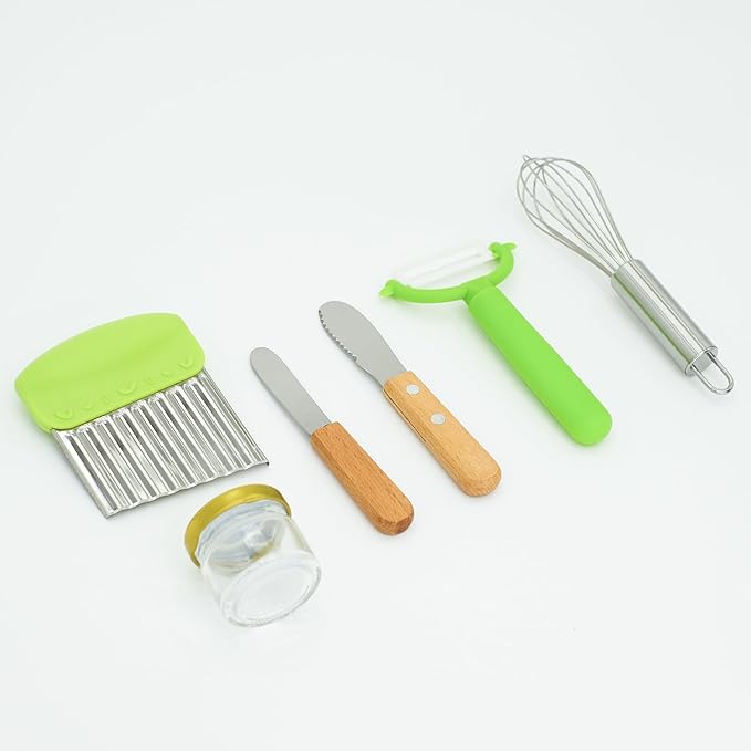 children's cooking knife and tool set
