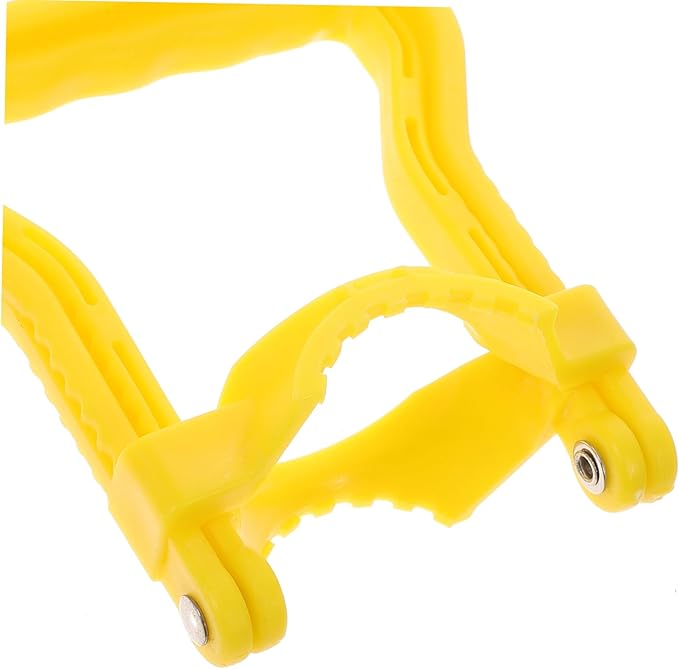 BESPORTBLE 4Pcs 5 Gallon Water Bottle Handles - Stable Ergonomic Grip Handle Carrier Drinking Water Bottle Carrier for 5 Gallon Water Jugs for Prevents Tilting (Yellow)