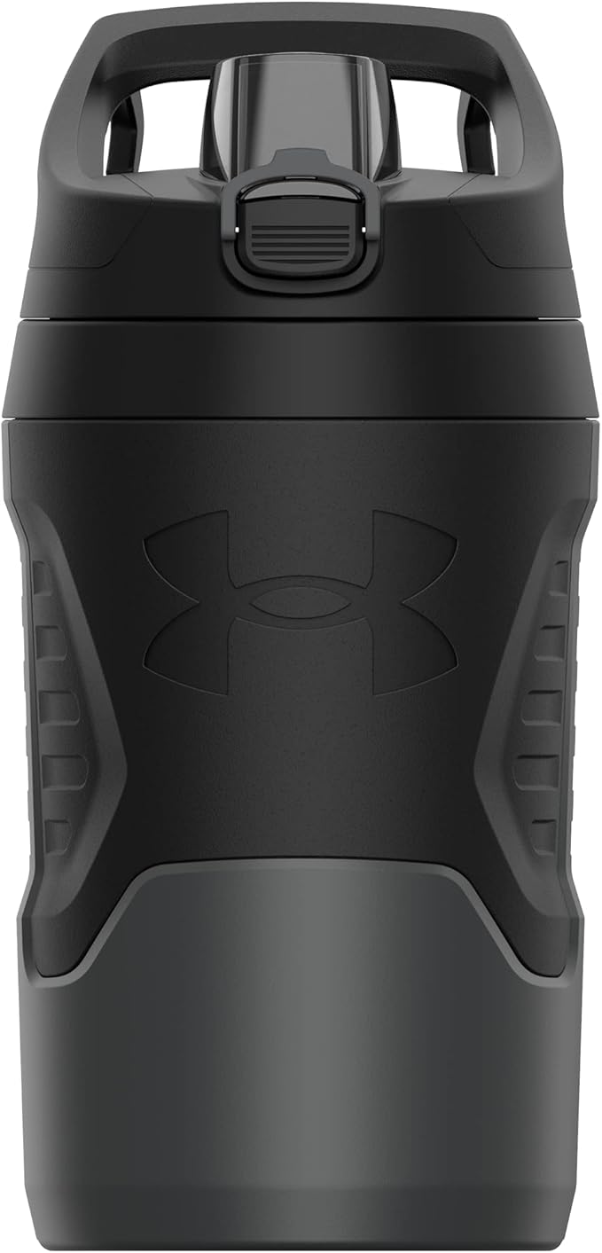 Under Armour Sports Water Jug, 32 oz Insulated Water Bottle w/Handle, Fence Hook, Leak Resistant, Baseball, Football & More