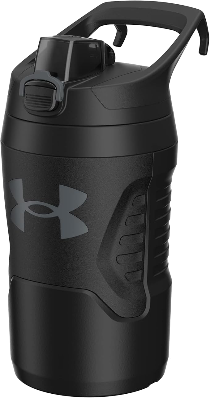 Under Armour Sports Water Jug, 32 oz Insulated Water Bottle w/Handle, Fence Hook, Leak Resistant, Baseball, Football & More