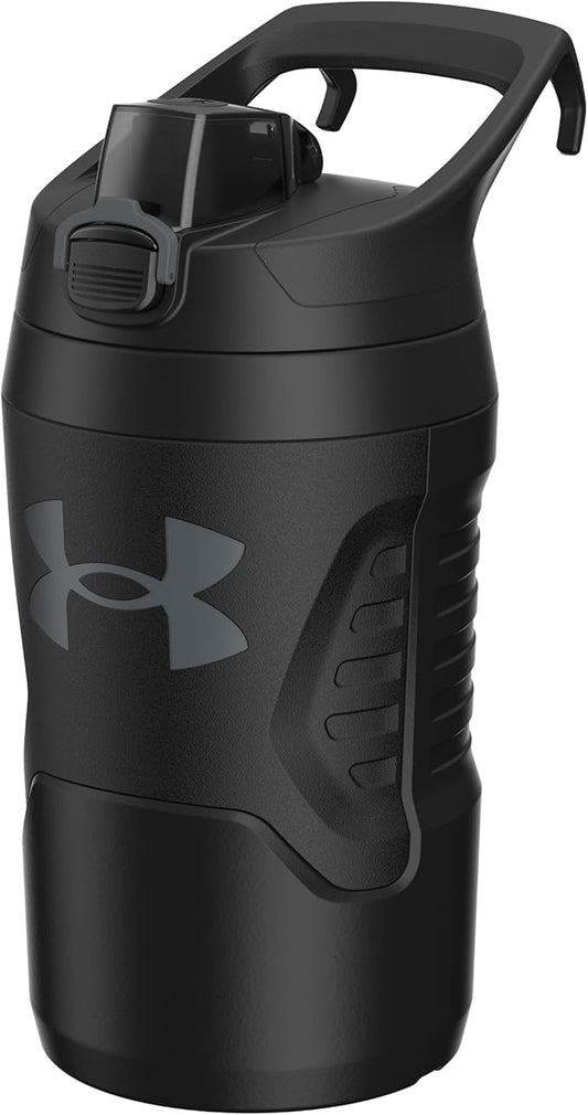 Under Armour Sports Water Jug, 32 oz Insulated Water Bottle w/Handle, Fence Hook, Leak Resistant, Baseball, Football & More