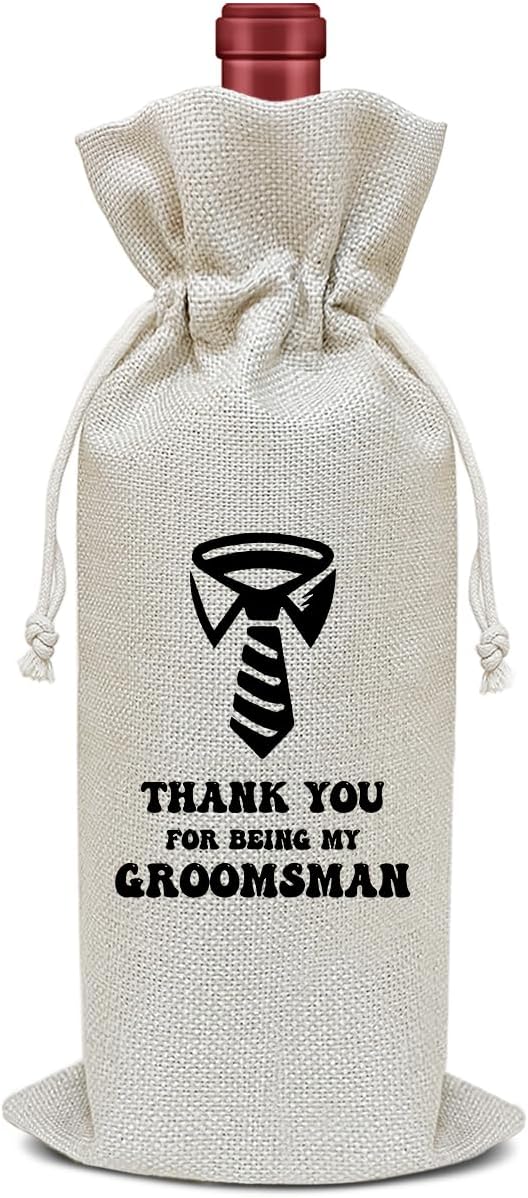 Engagement Wine Bag, Engagement Gift for Men Husband New Couple, Bridal Shower Wine Gift Bag, Party Favor Wine Champagne Gift Bag With Drawstring -23