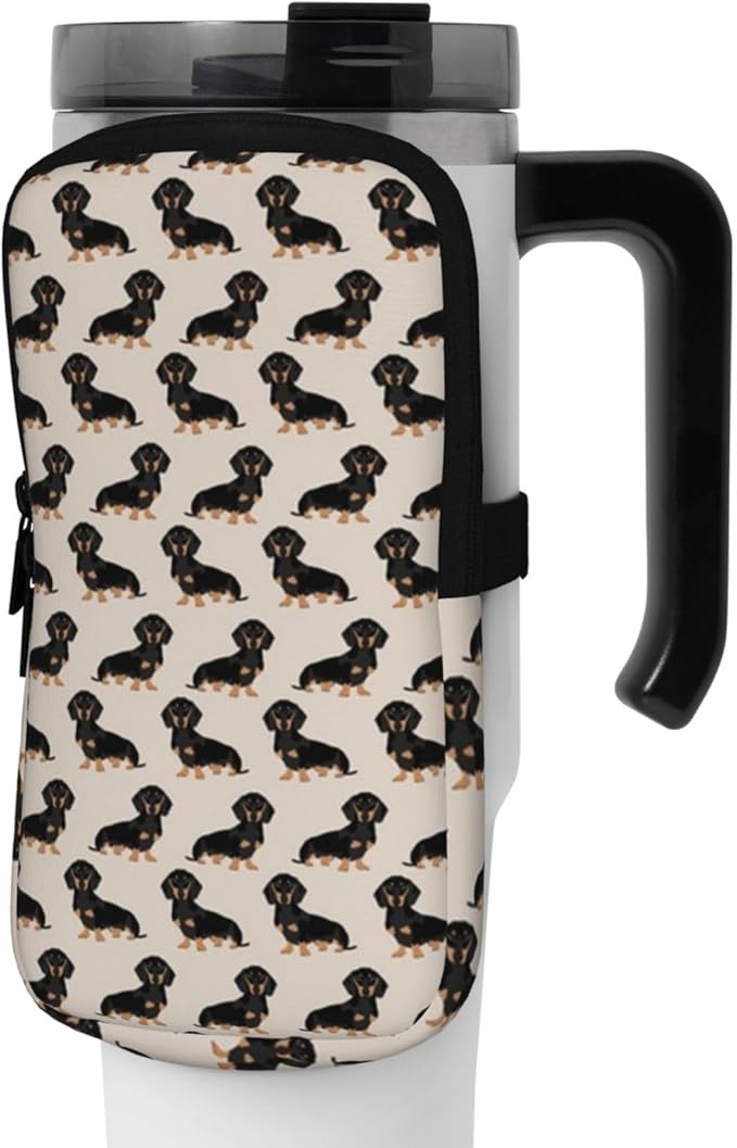 Galaxy Mandala Water Bottle Pouch for Stanley Cup 40oz 30oz,Personalized Gym Purse for Men Women, Tumbler Pouch with Versatile Pocket Water Bottle Bag for Cards, Keys, Phone